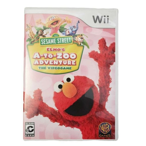 Wii Sesame Street Elmo's A-to-Zoo Adventure The Video Game Educational EC - Picture 1 of 3